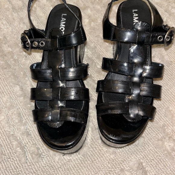 LAMODA x Dolls Kill Platform Gladiator Sandals - Picture 2 of 5